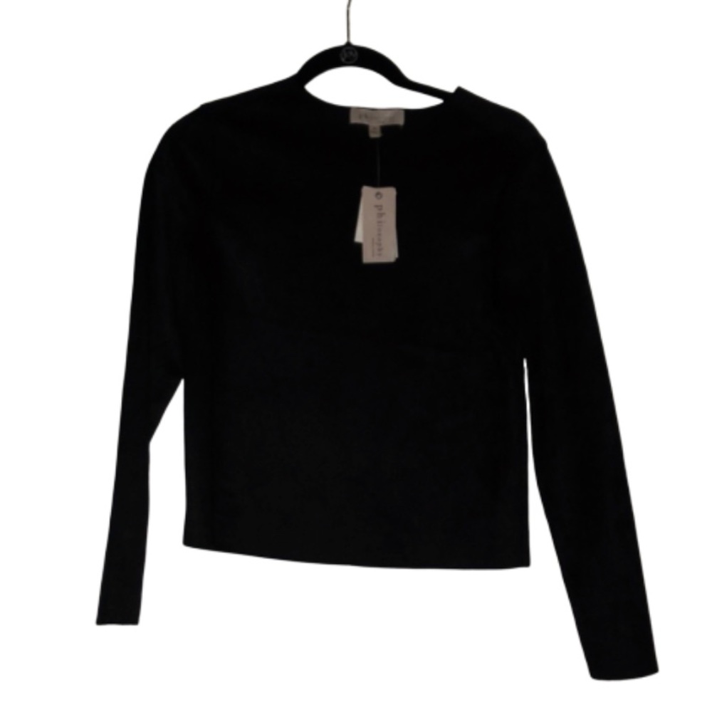 🆕🆕🆕 NWOTPhilosophy Faux Leather Top